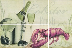 Conjunto 6 pz Lobster