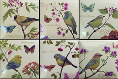 Bird Decors 6pz